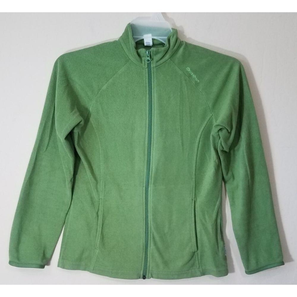 Decathlon Quechua Stratermic Fleece Sweater Top Women‎ XS Full Zip Pockets